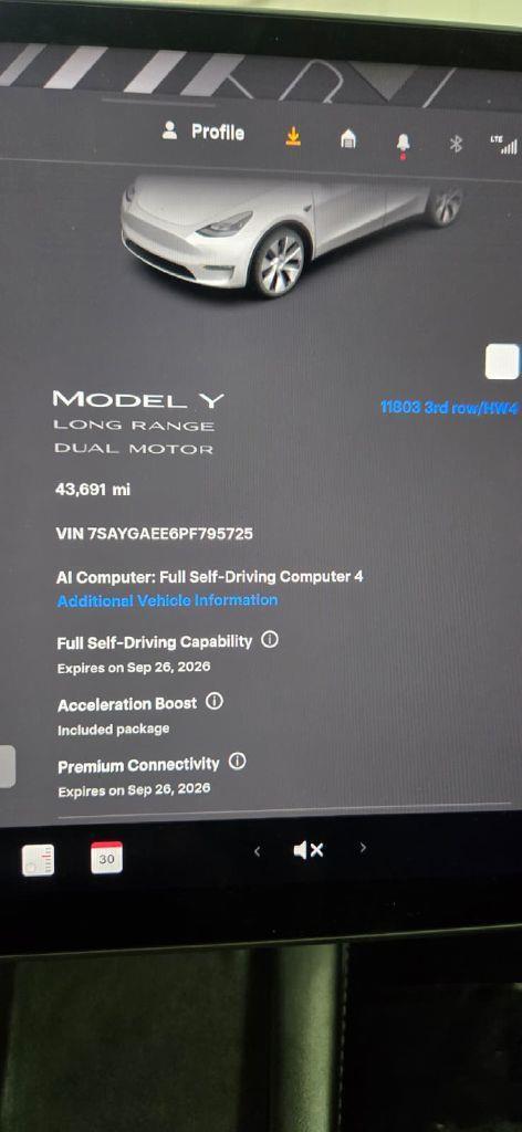 Tesla Model Y Long Range AWD 2023