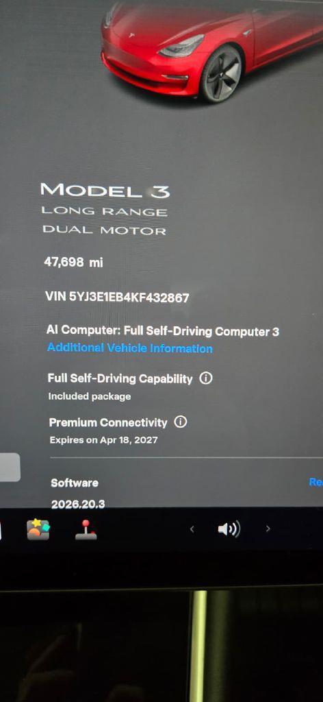 Tesla Model 3 Long Range 2019