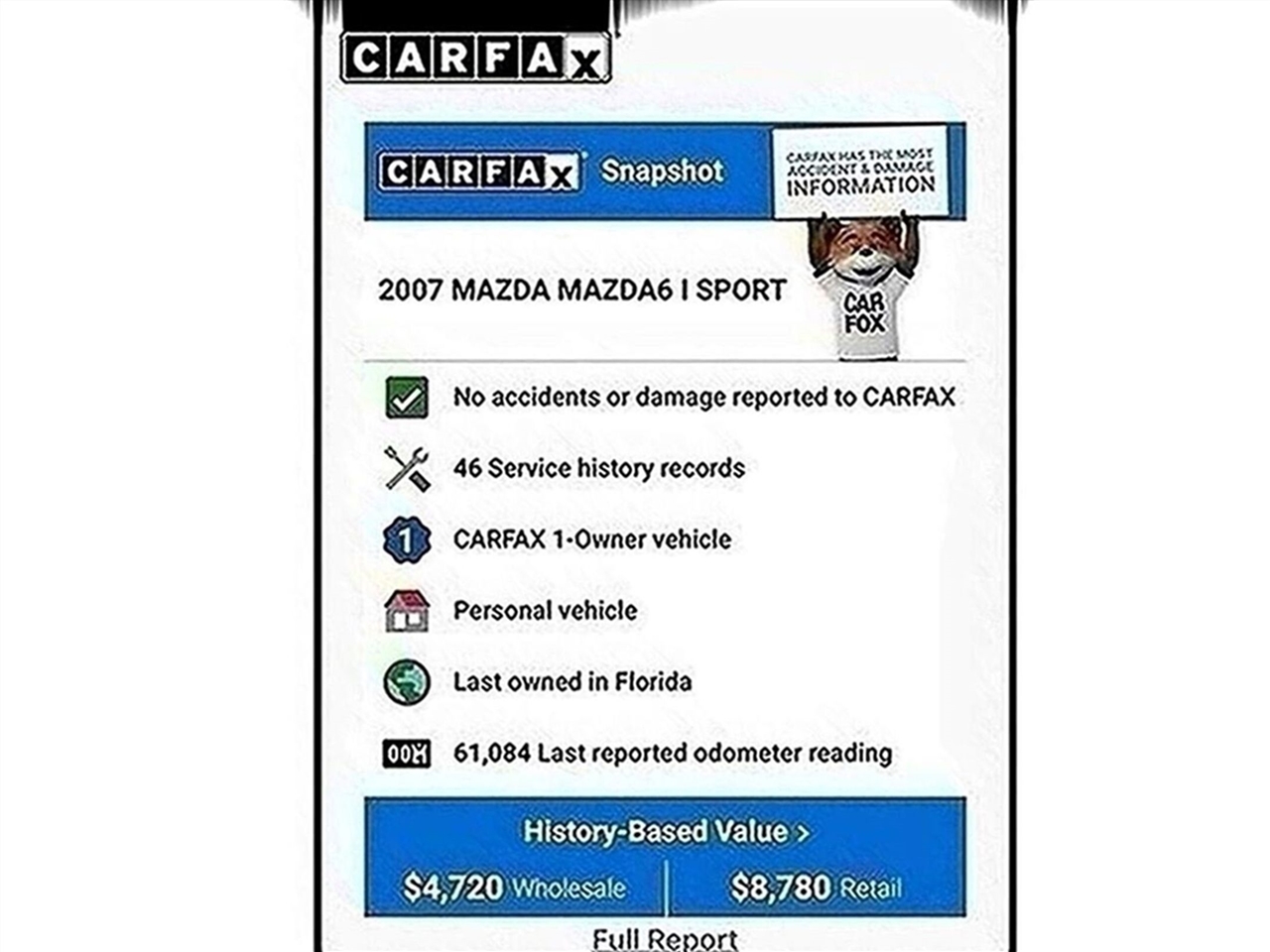 Mazda MAZDA6 i Sport 2007