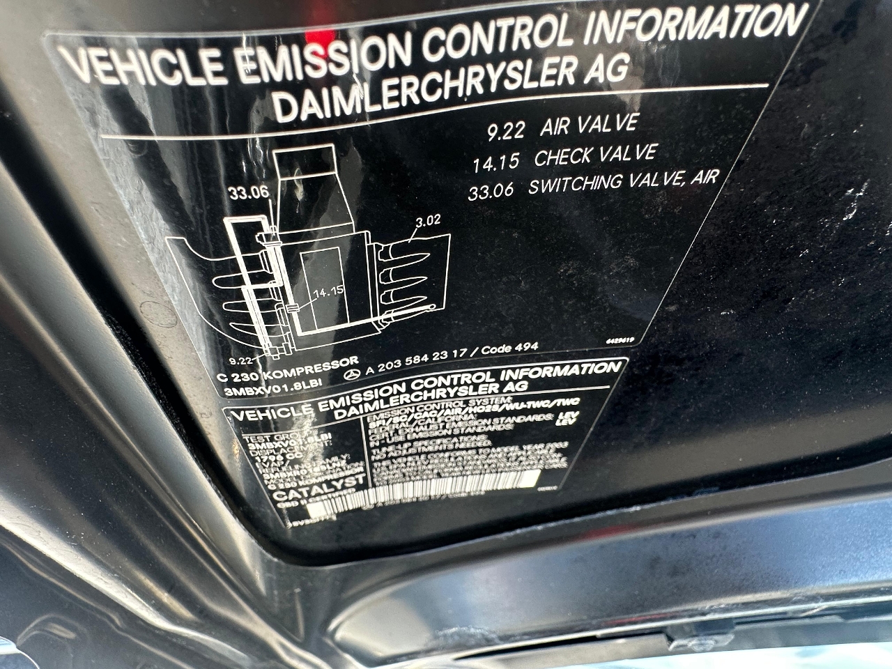 Mercedes-Benz C-Class 2dr Cpe 1.8L 2003