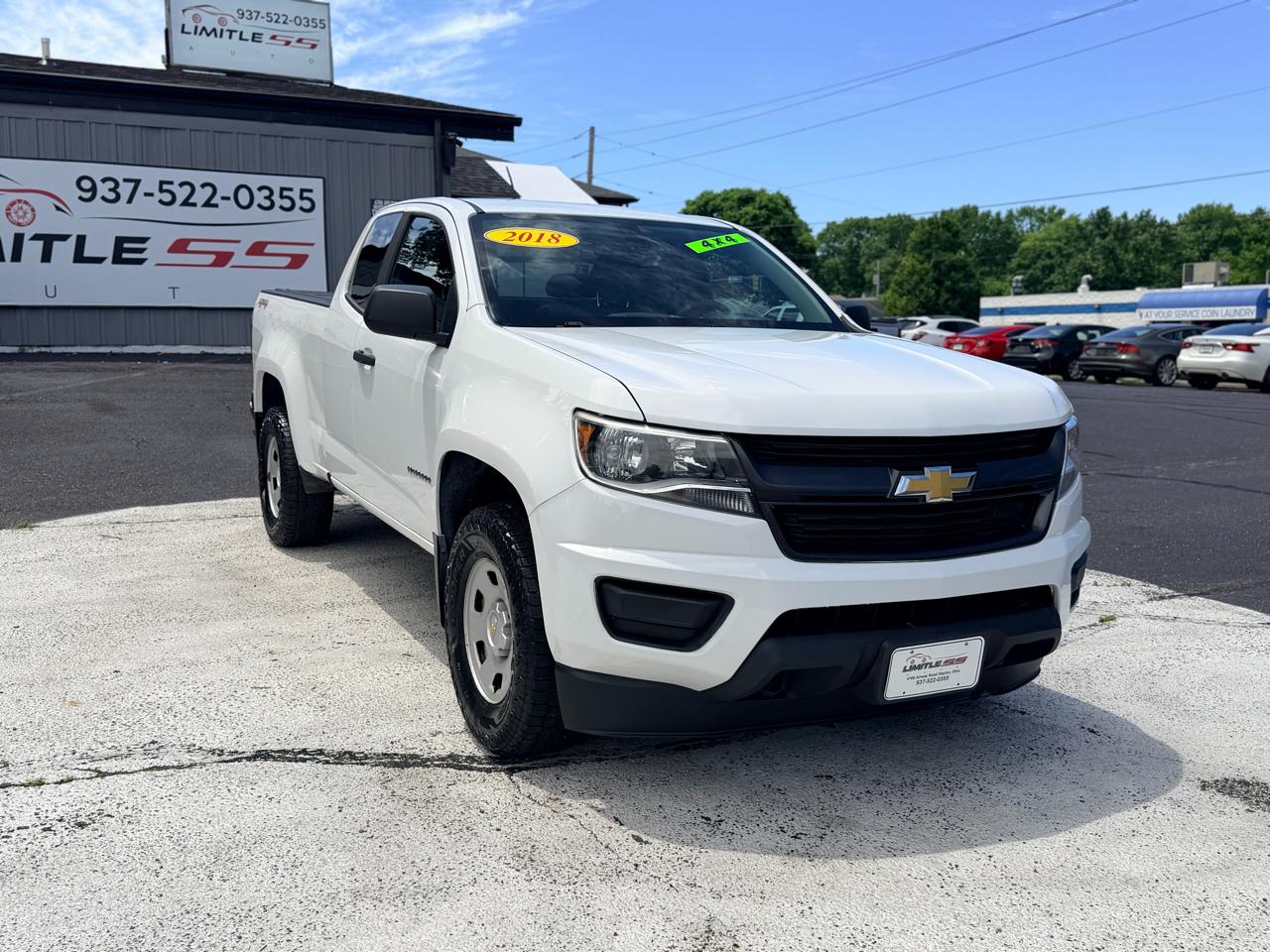 Chevrolet Colorado 4WD Ext Cab 128.3" Work Truck 2018
