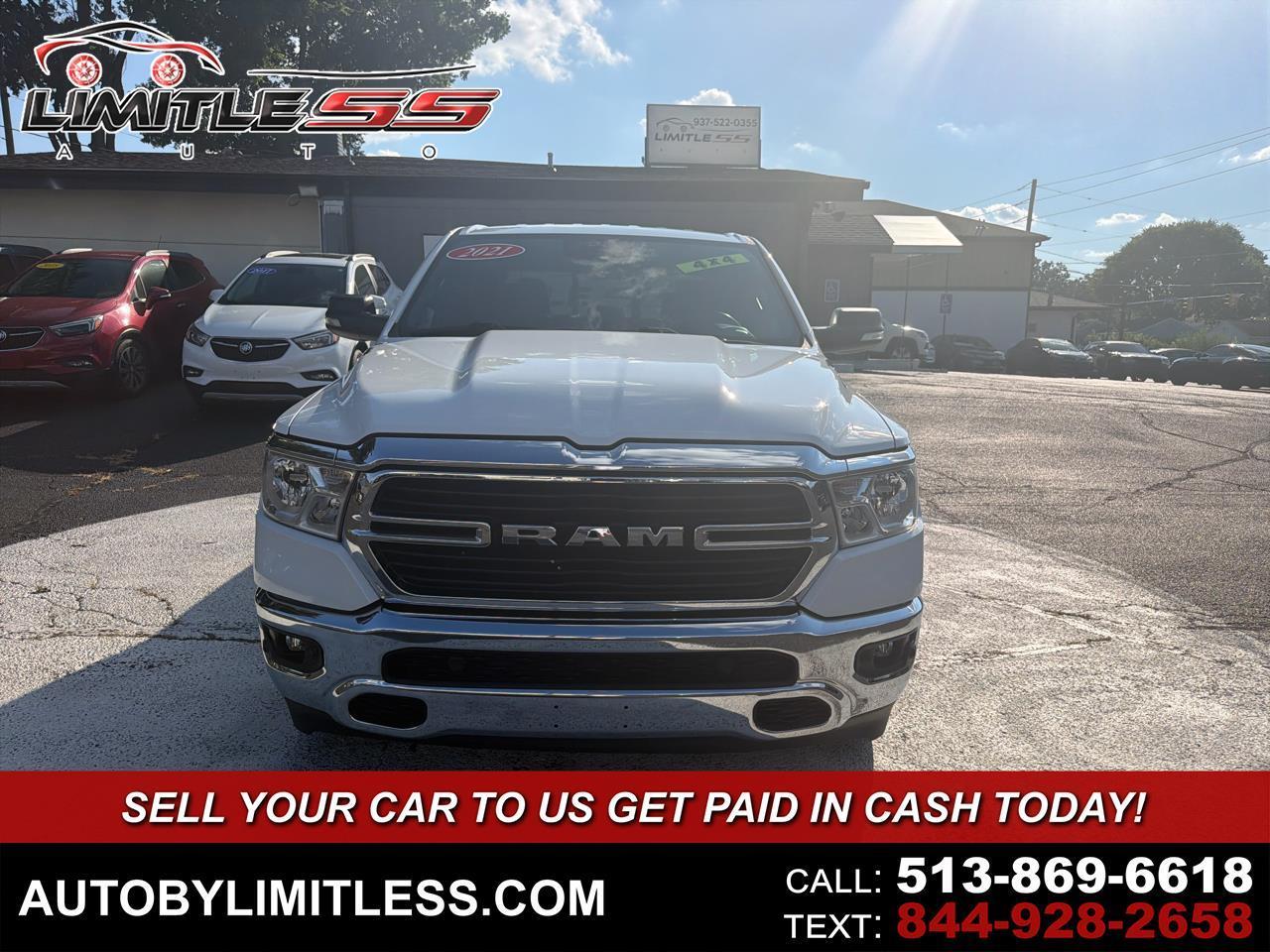 2021 RAM 1500 Big Horn 4x4 Crew Cab 5'7" Box