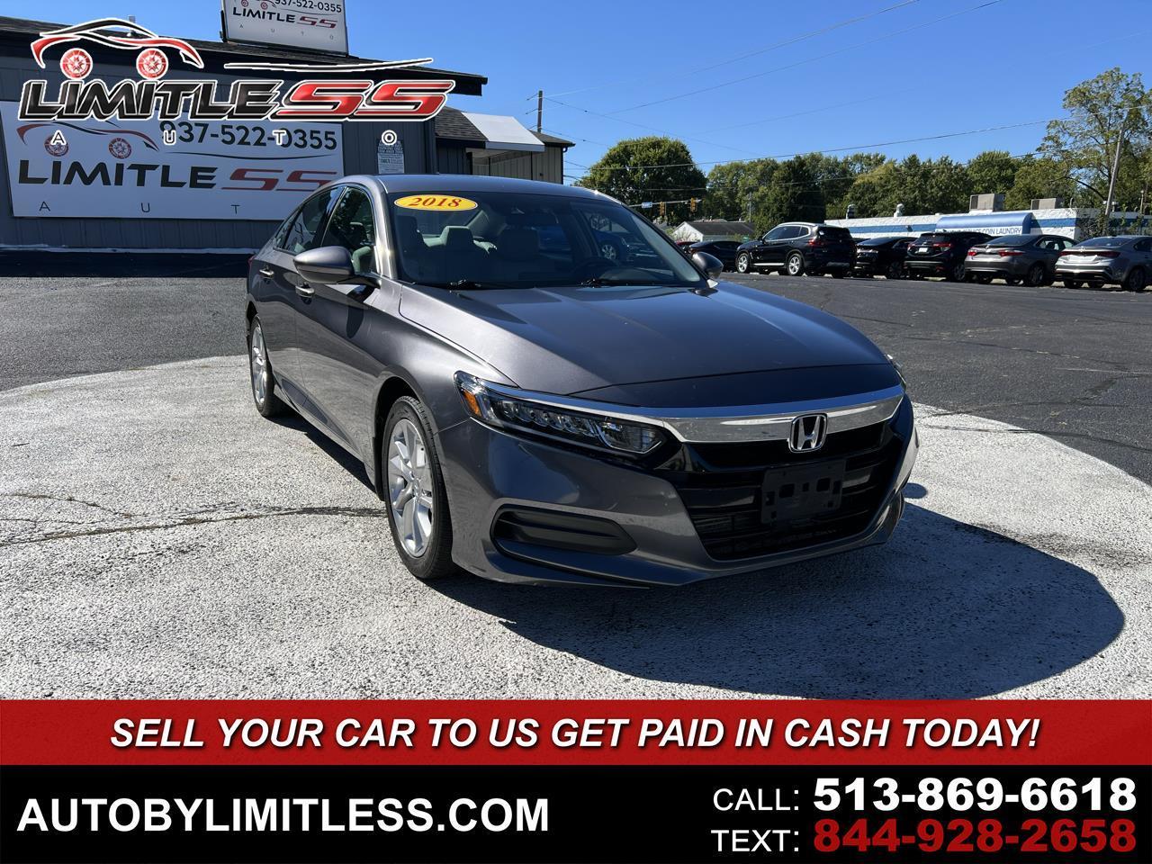 Honda Accord Sedan LX 1.5T CVT 2018
