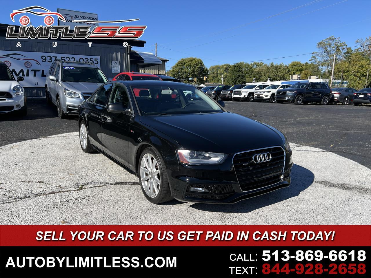 2015 Audi A4 4dr Sdn Auto quattro 2.0T Premium Plus