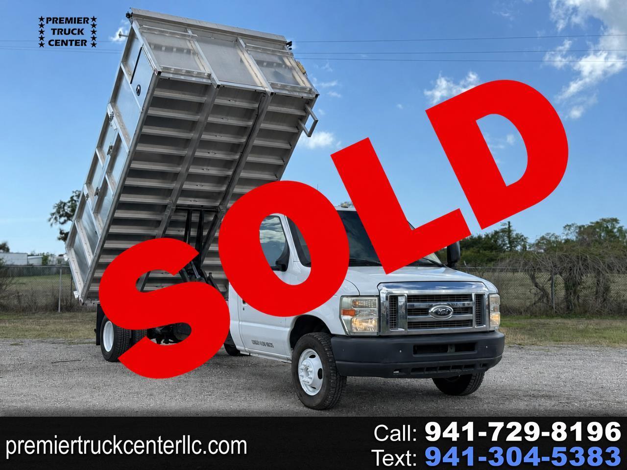2011 Ford E450 14' Landscape Dump