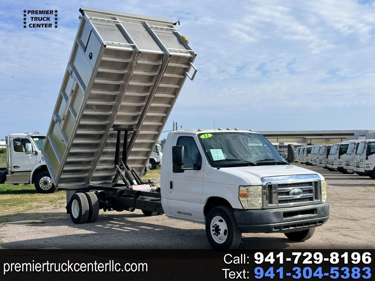 2011 Ford E450 14' Landscape Dump