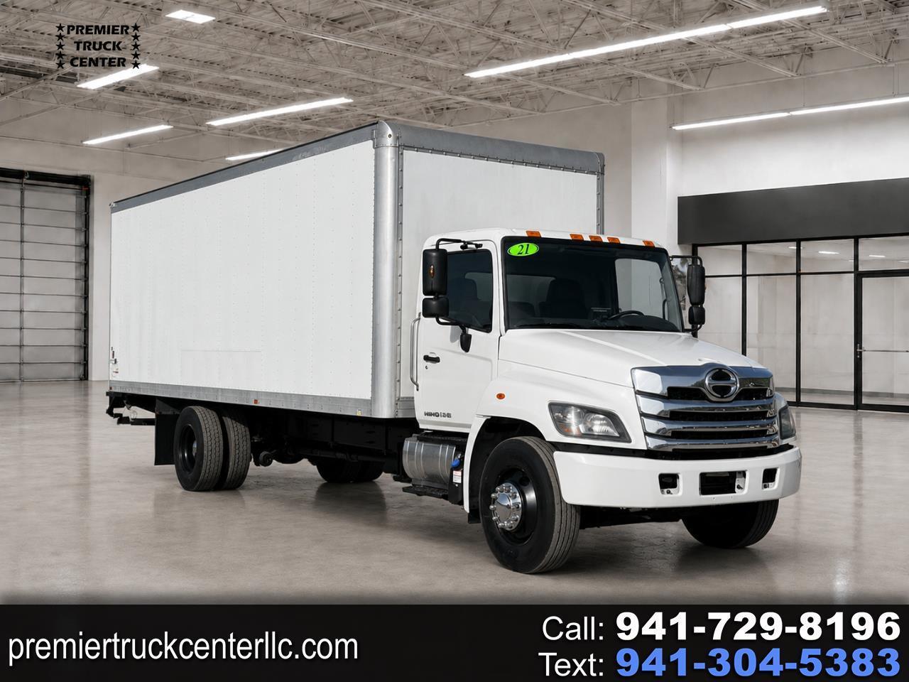 2021 Hino 268 26' Box w/ 2500LB Tuck Away Liftgate