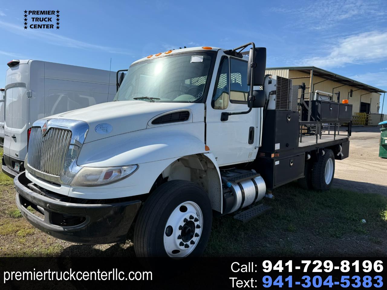 2019 International DuraStar 4300 16' X 96" SVC TRUCK W/ PTO AIR COMP & GENERATOR