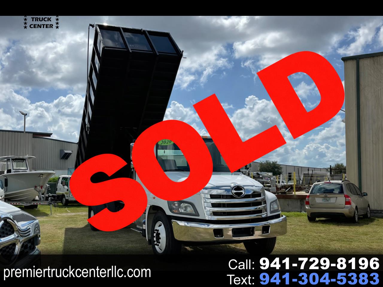 2020 Hino 268 **NEW PTC 20' x 96" Steel Trash Dump**