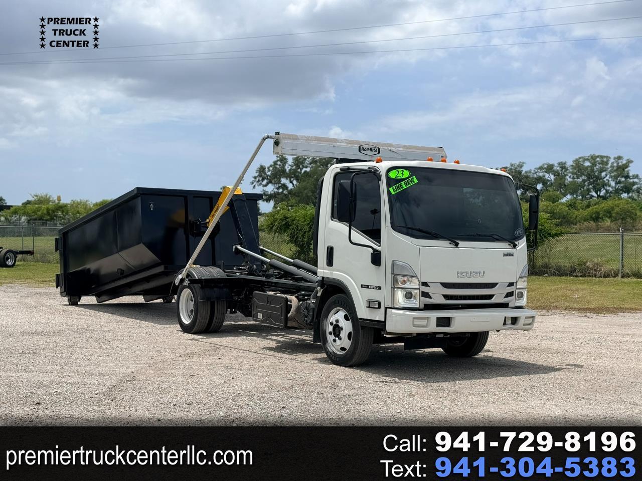 2023 Isuzu NRR **NEW** Palfinger T12L Hooklift (fits 12'-14' can)