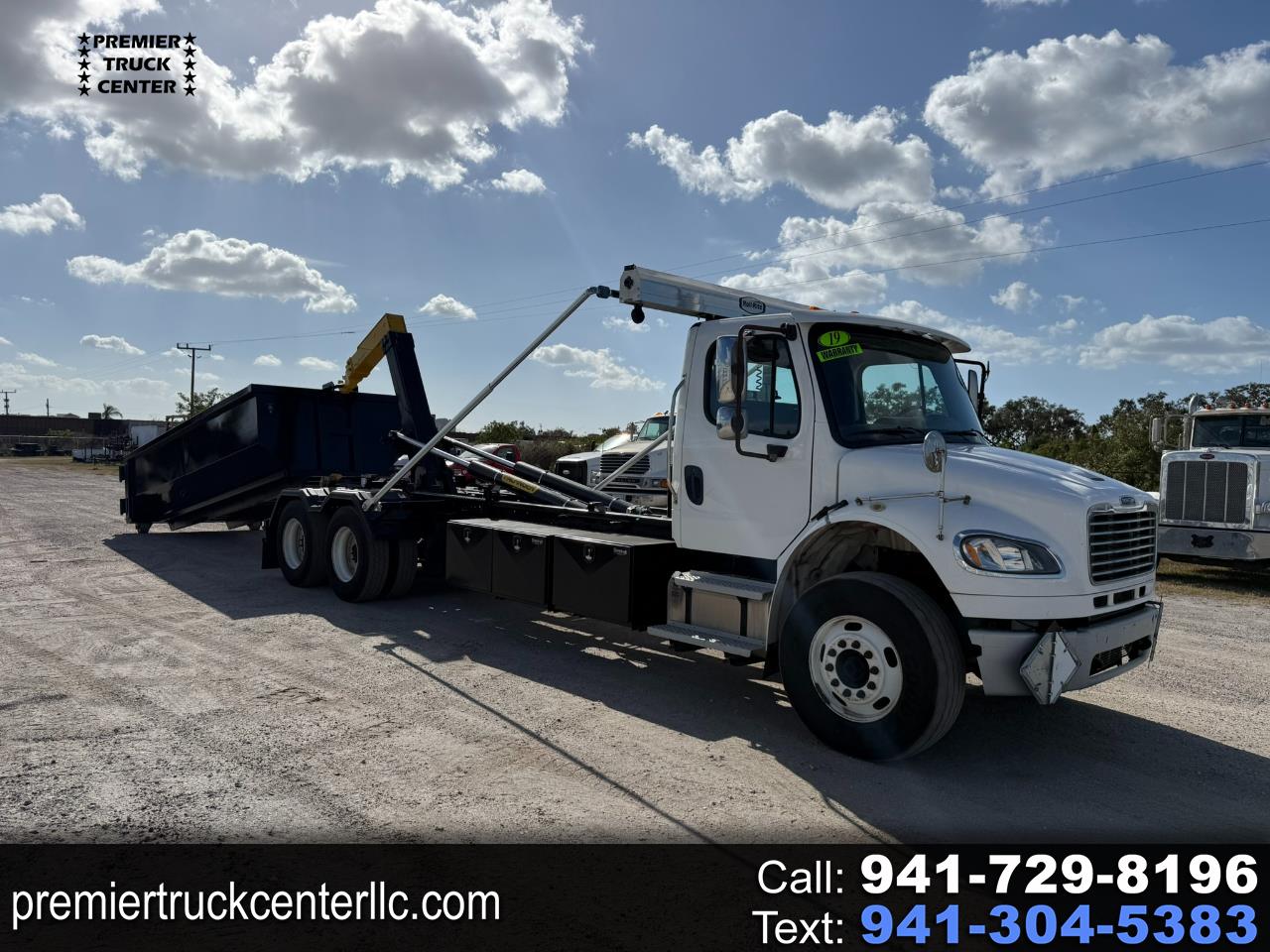 2019 Freightliner M2 106 Tandem Axle *NEW* Palfinger 40K LB Hooklift System
