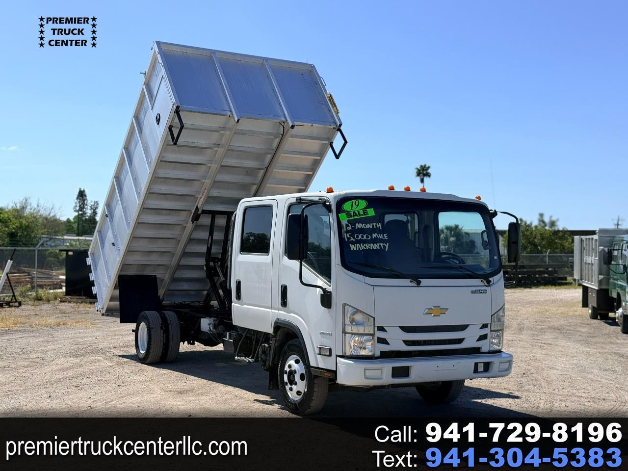 2019 Chevrolet 3500 LCF Gas 14' Landscape Dump *12 MONTH/15K MILE WARRANTY*