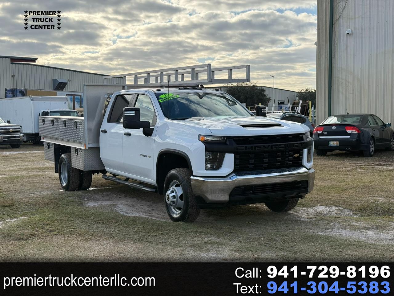 2022 Chevrolet Silverado 3500HD 10' x 96" Aluminum Flatbed