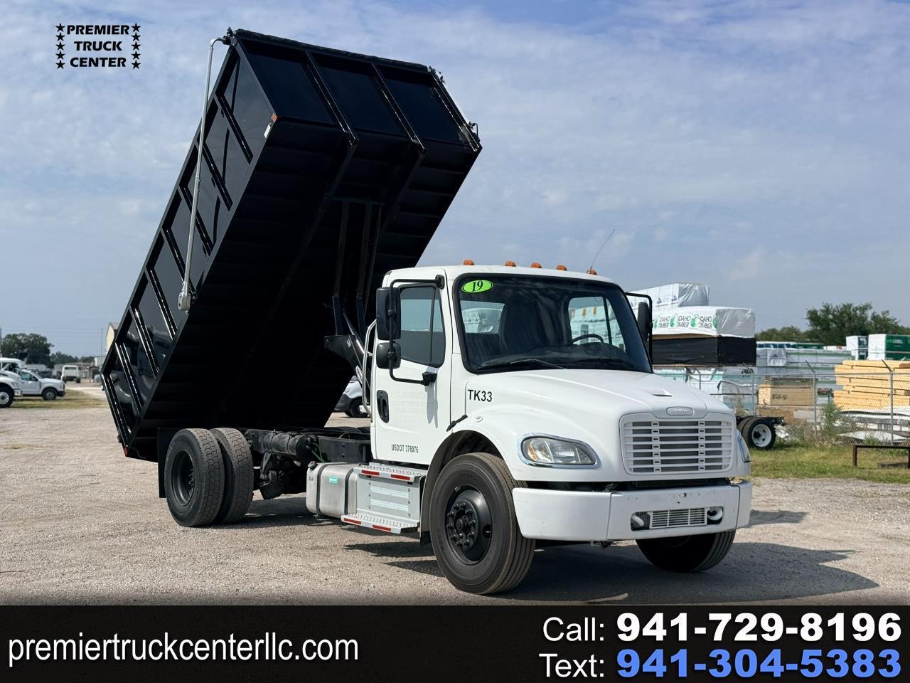 2019 Freightliner M2 106 Medium Duty 16' Steel Trash Dump