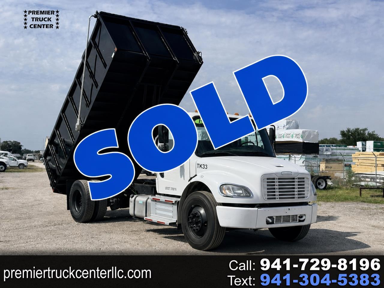 2019 Freightliner M2 106 Medium Duty 16' Steel Trash Dump