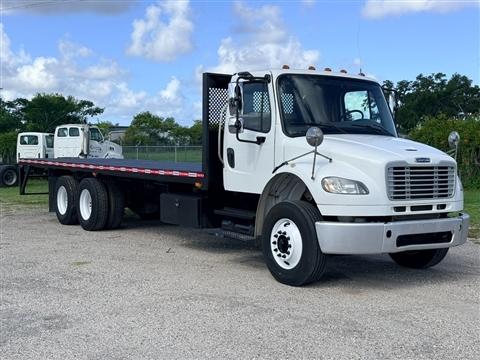 2016 Freightliner M2 106 Tandem Axle 26' Steel Flatbed