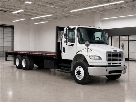 2016 Freightliner M2 106 Tandem Axle 26' Steel Flatbed