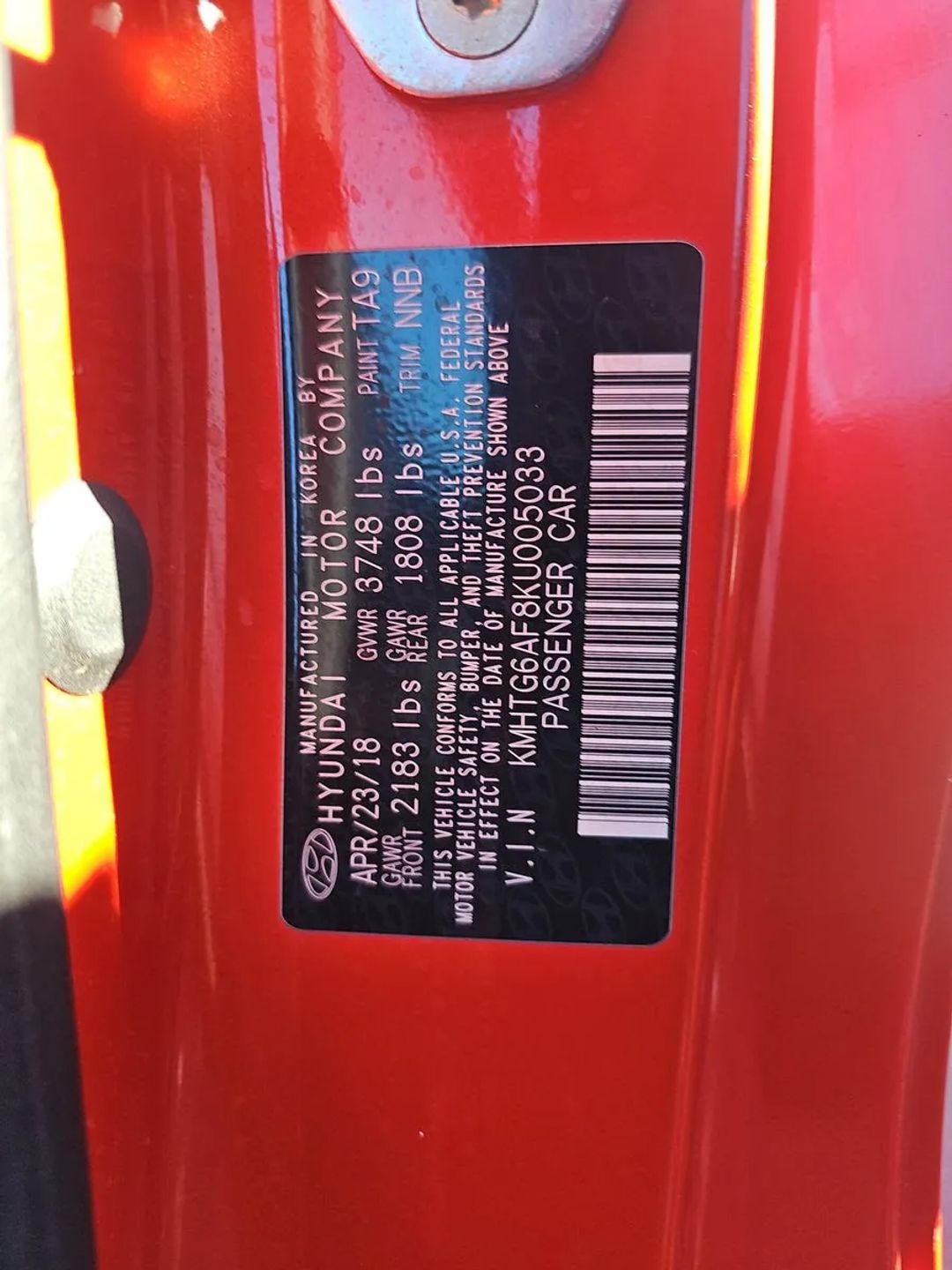 Hyundai Veloster 2.0 Premium 6A 2019