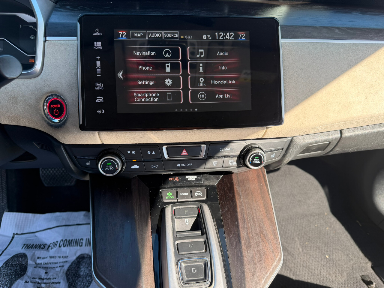 Honda Clarity Plug-In Hybrid Touring Sedan 2018