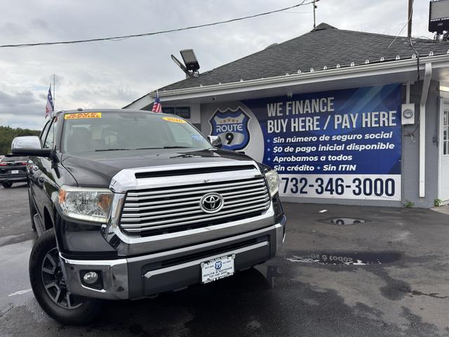 Black 2016 Toyota Tundra Pickup Truck Four-Wheel Drive Automatic