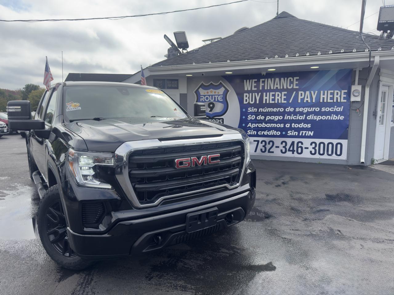 Black 2021 GMC Sierra 1500 Pickup Truck Four-Wheel Drive Automatic