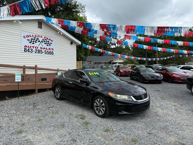 Black 2015 Honda Accord Coupe Coupe Front-Wheel Drive 6-Speed Automatic