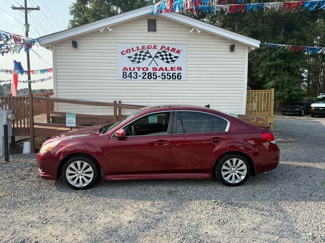 Red (Burgundy) 2011 Subaru Legacy Sedan All-Wheel Drive 5-Speed Automatic