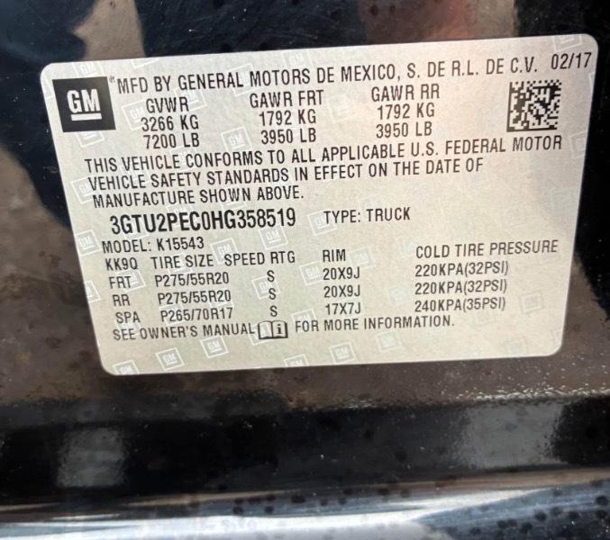 GMC Sierra 1500 Denali Crew Cab Short Box 4WD 2017