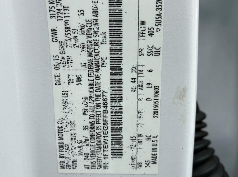 Ford F-150 XL SuperCrew 5.5-ft. Bed 4WD 2015