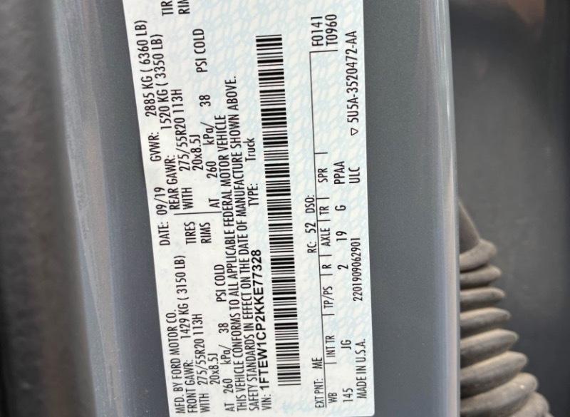 Ford F-150 STX 2019
