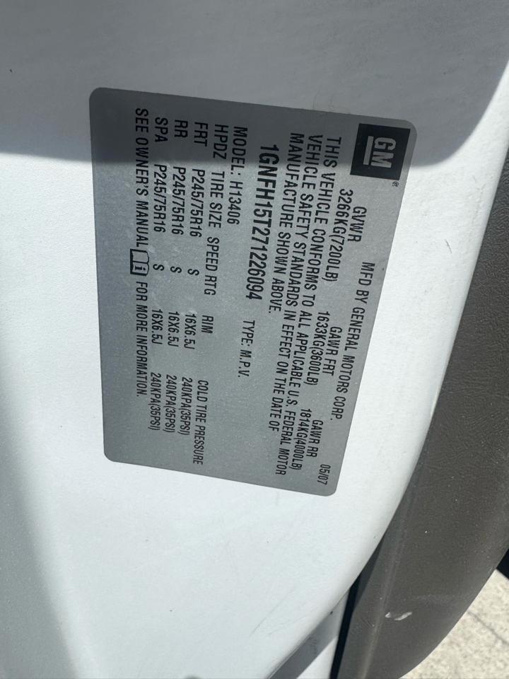 Chevrolet Express LS 1500 AWD 2007
