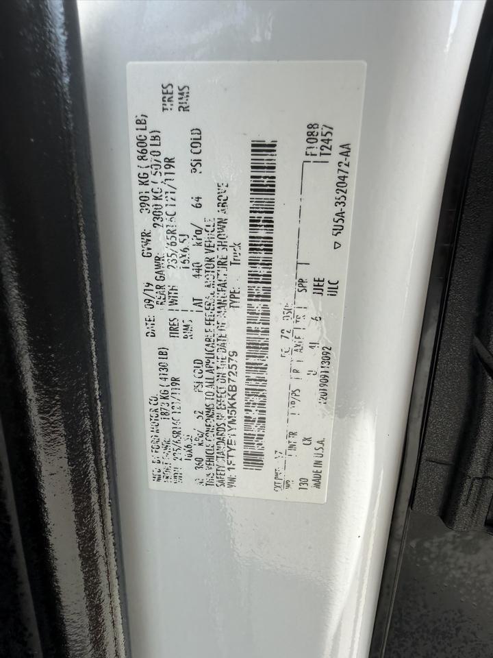 Ford Transit 150 Van Low Roof w/Sliding Pass. 130-in. WB 2019