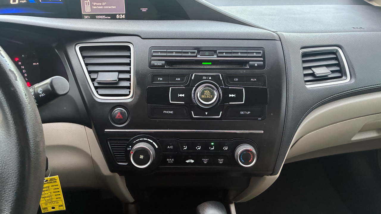 Honda Civic LX Sedan CVT 2014