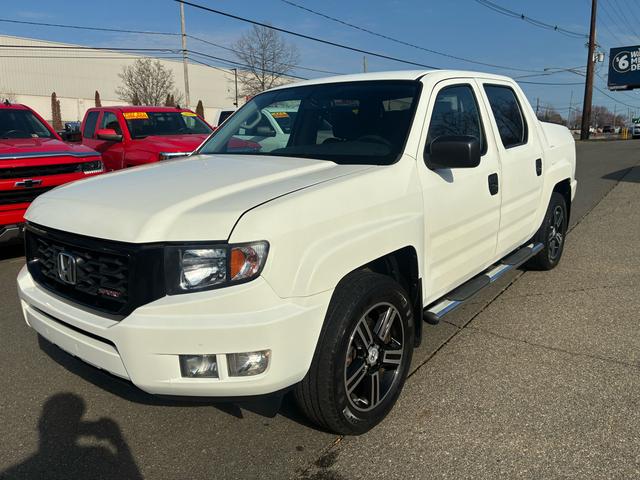 White 2013 Honda Ridgeline Sport Pickup Truck Four-Wheel Drive Automatic