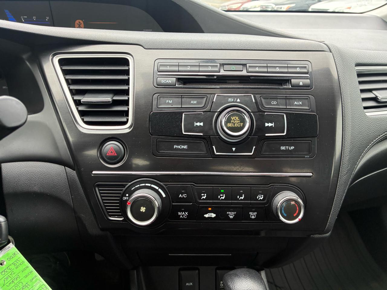 Honda Civic LX Sedan 5-Speed AT 2013