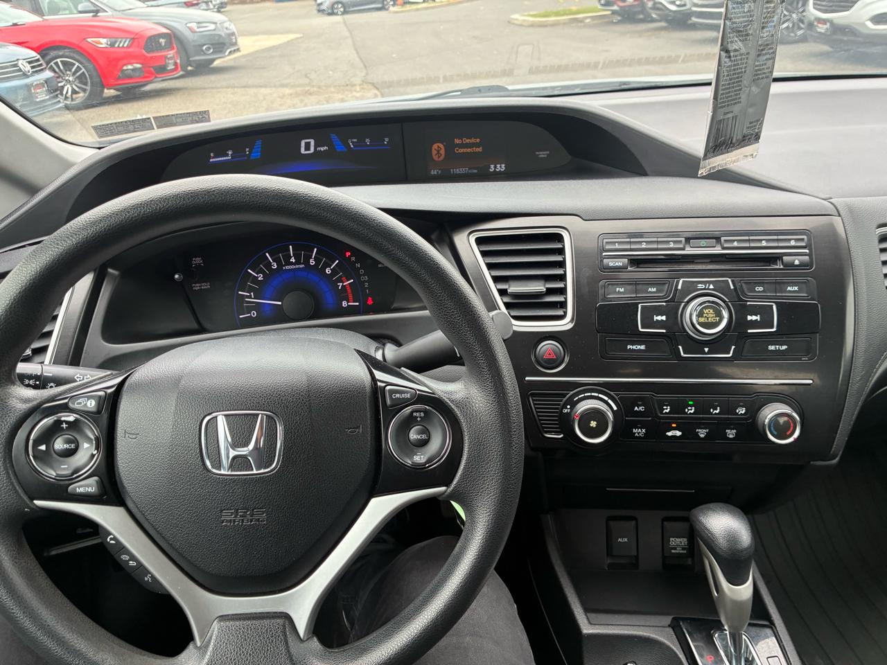 Honda Civic LX Sedan 5-Speed AT 2013