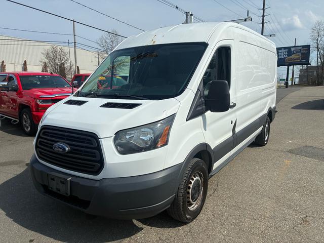 White 2016 Ford Transit Cargo 250 3dr LWB Medium Roof with Sliding Passenger Side Door Van Rear-Wheel Drive Automatic