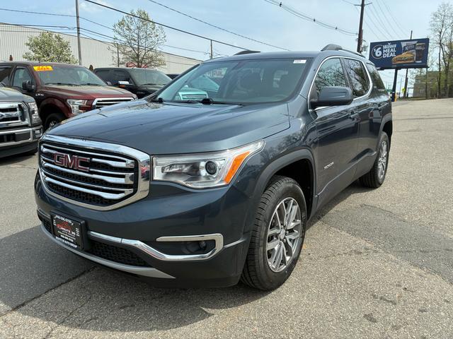 Blue 2019 GMC Acadia SLE-2 FWD SUV / Crossover Front-Wheel Drive Automatic
