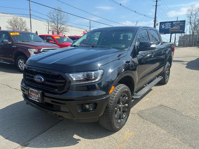 Black 2020 Ford Ranger Lariat SuperCrew 4WD Pickup Truck Four-Wheel Drive Automatic
