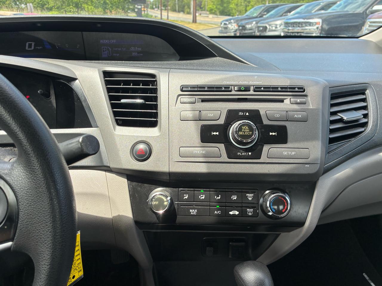 Honda Civic EX Coupe 5-Speed AT 2012