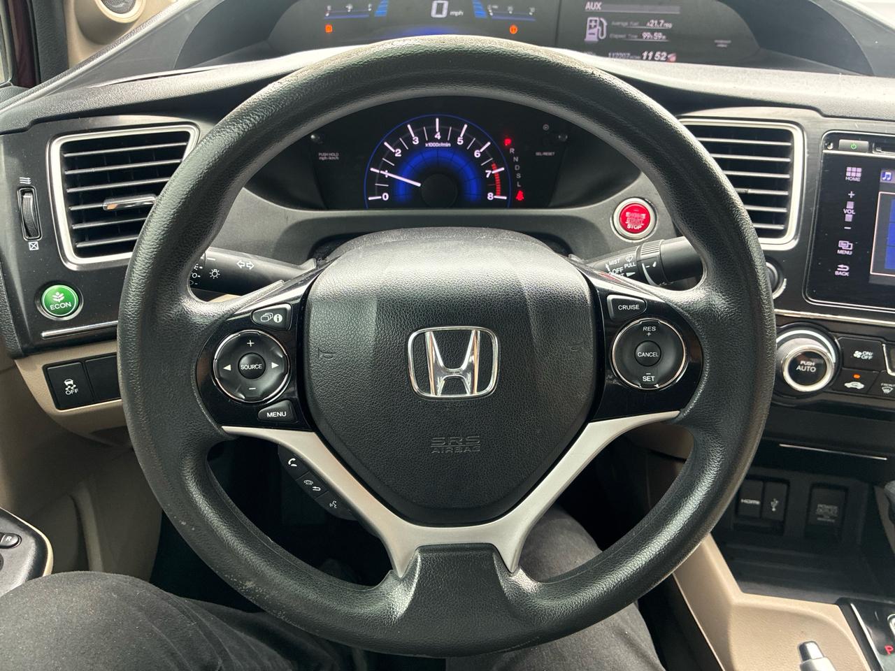 Honda Civic EX Sedan CVT 2014