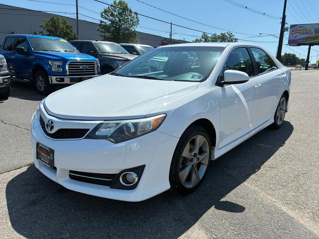 White 2014 Toyota Camry Sedan Front-Wheel Drive Automatic
