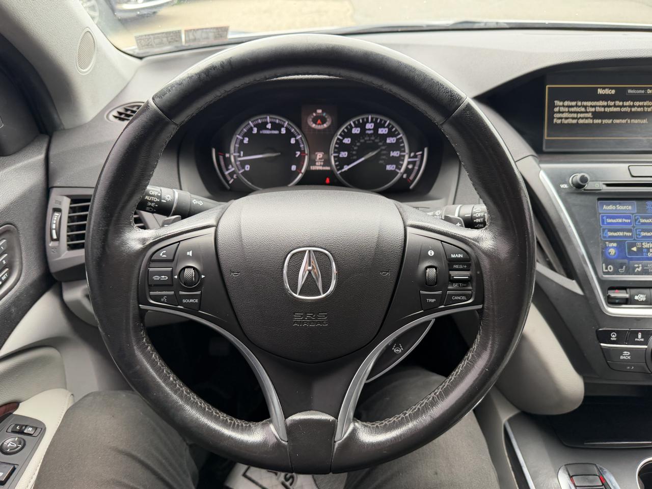 Acura MDX SH-AWD 9-Spd AT w/Tech Package 2016