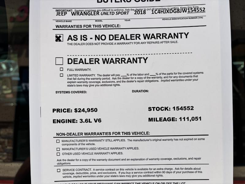 Jeep Wrangler  2018