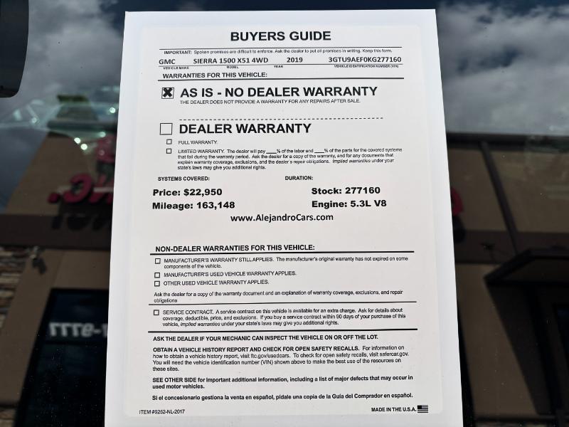 GMC Sierra 1500 Base Crew Cab  Short Box 4WD 2019