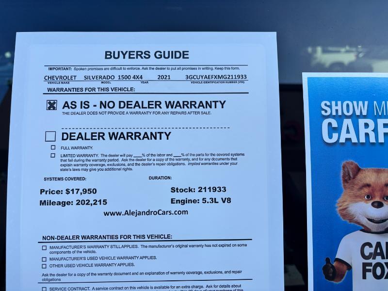 Chevrolet Silverado 1500 Work Truck Crew Cab Short Box 4WD 2021