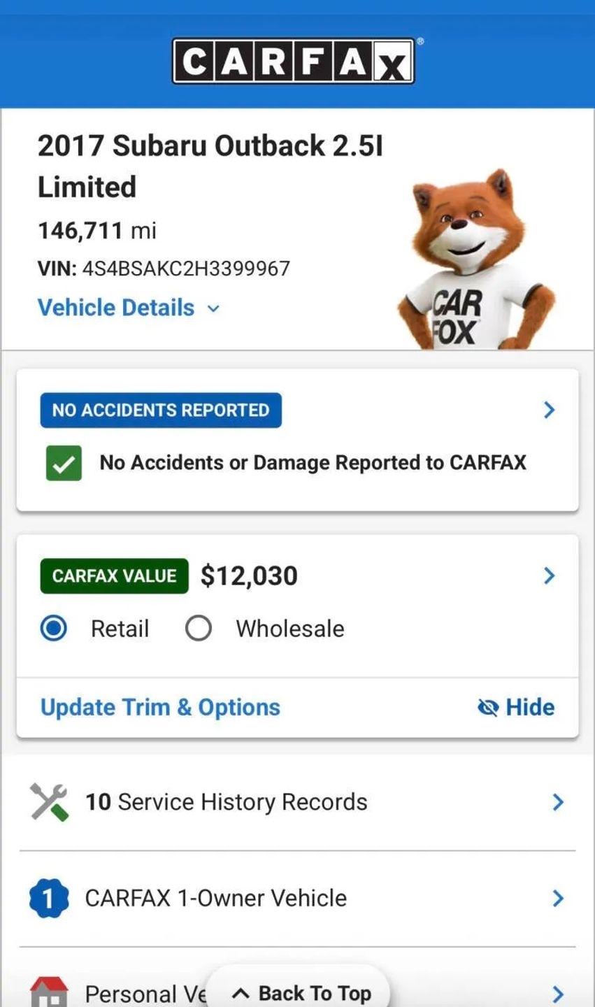Subaru Outback  2017