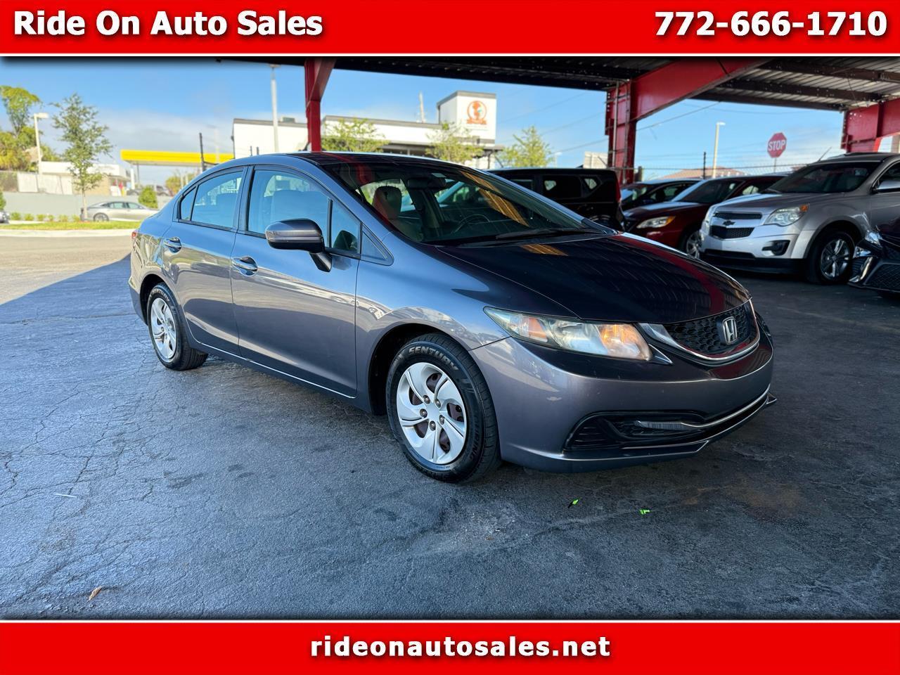 2015 Honda Civic LX Sedan 5-Speed MT