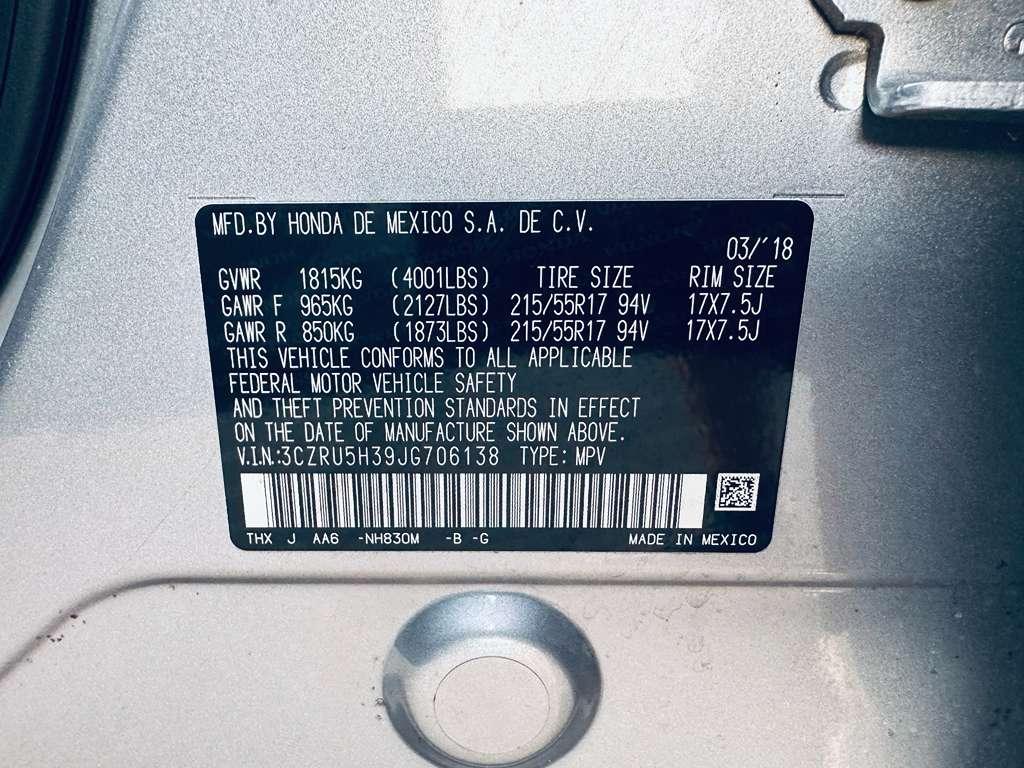 Honda HR-V LX 2WD CVT 2018