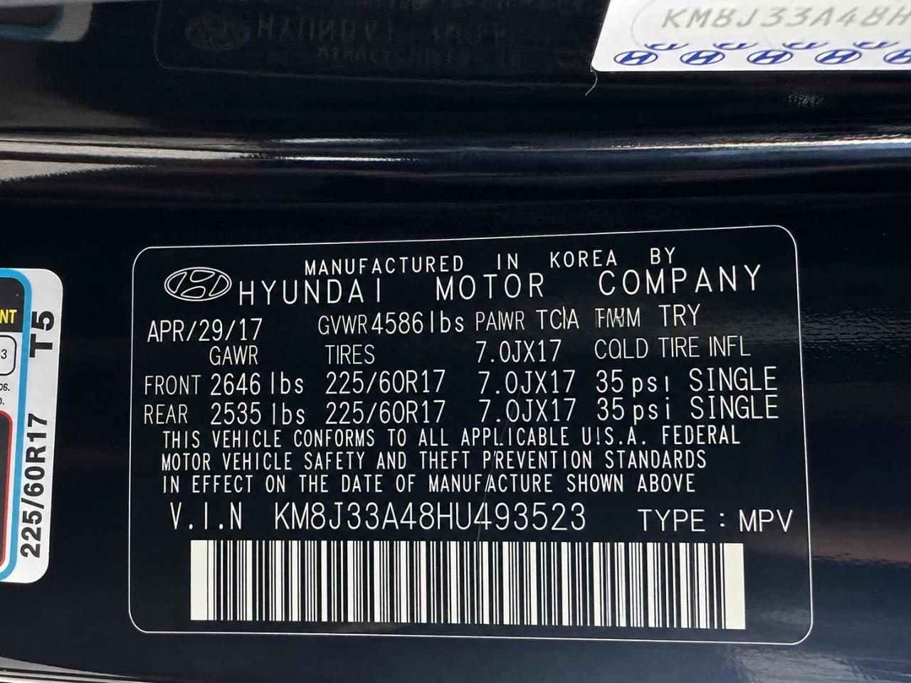Hyundai Tucson SE 2017